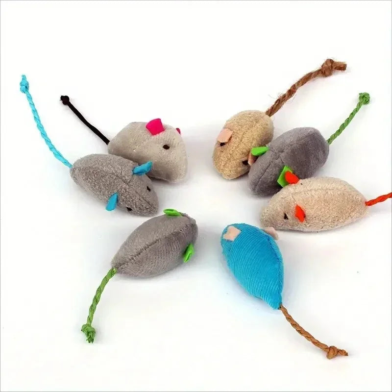 3/7PCS Interactive Plush Cat Toys