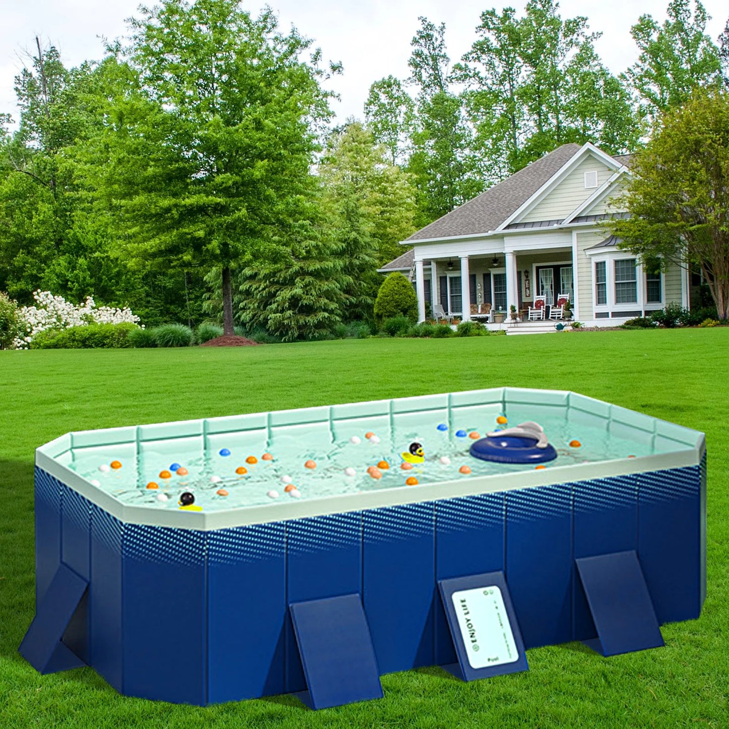 Collapsible Inflatable Swimming Pool