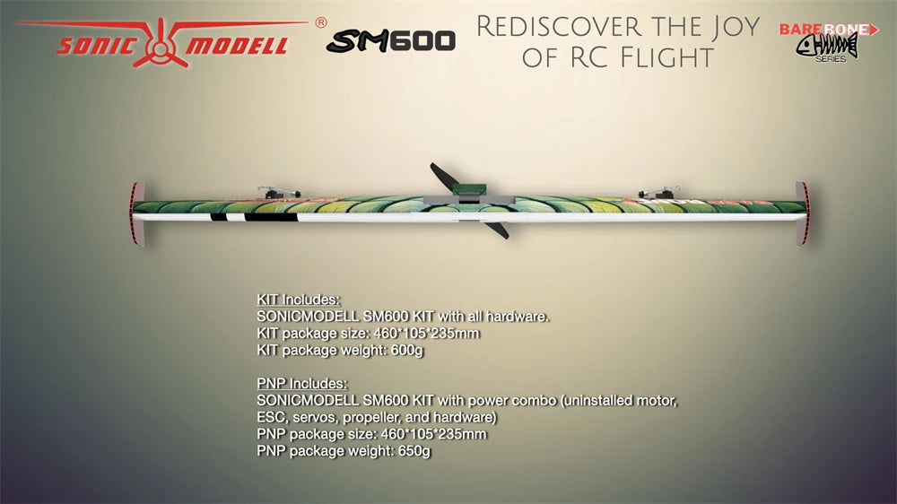 600mm Wingspan Flying Wing Airplane KIT