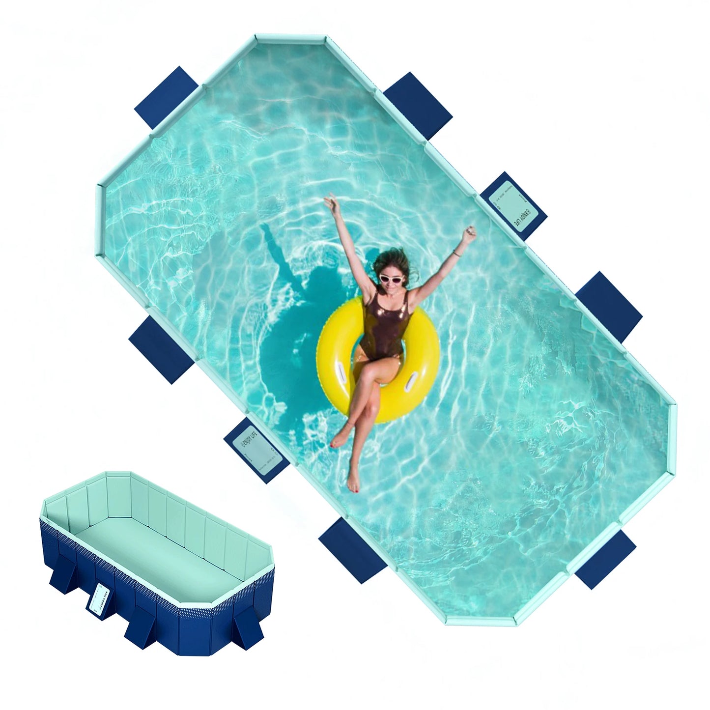 Collapsible Inflatable Swimming Pool