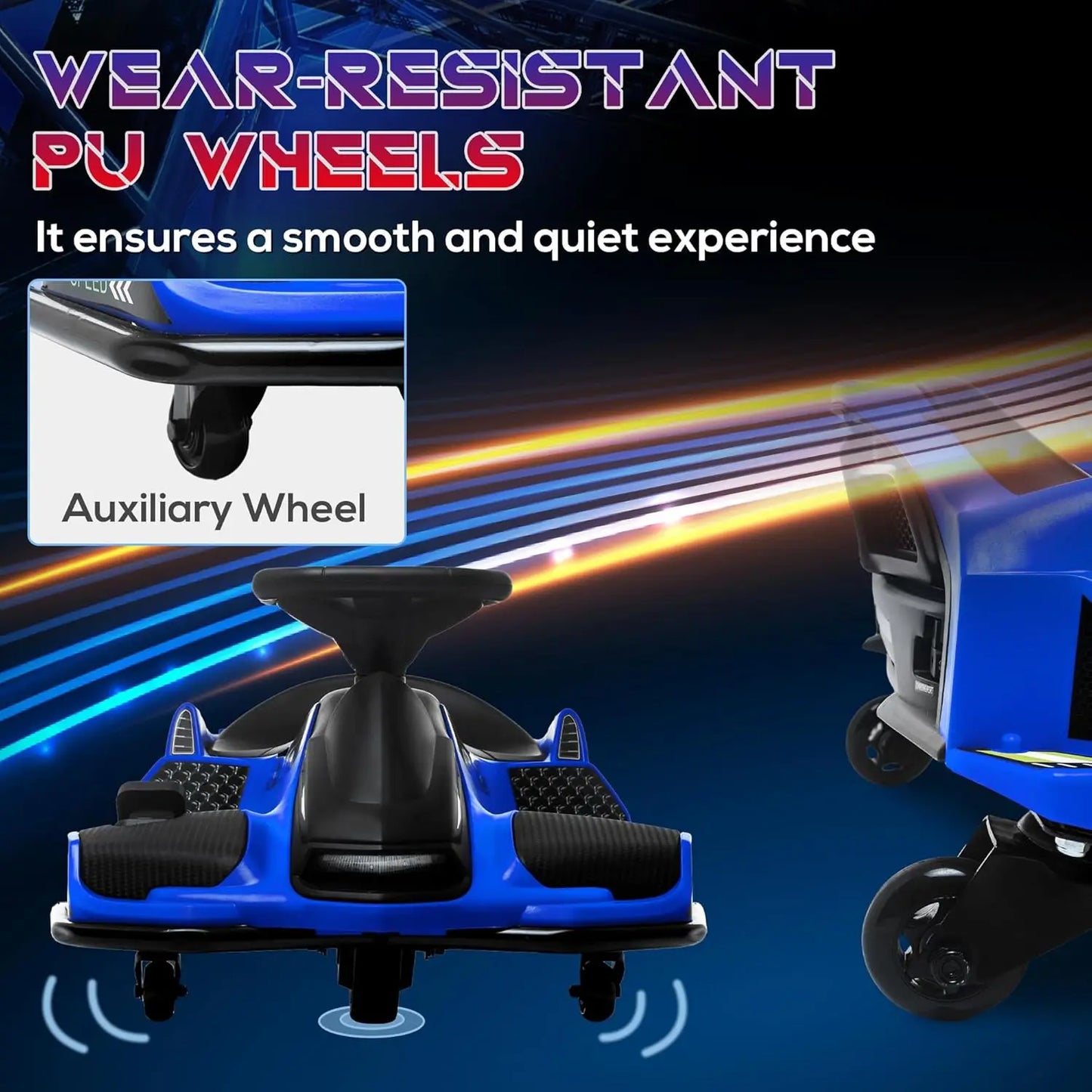 Electric Go Kart, 5 MPH Drifting Car