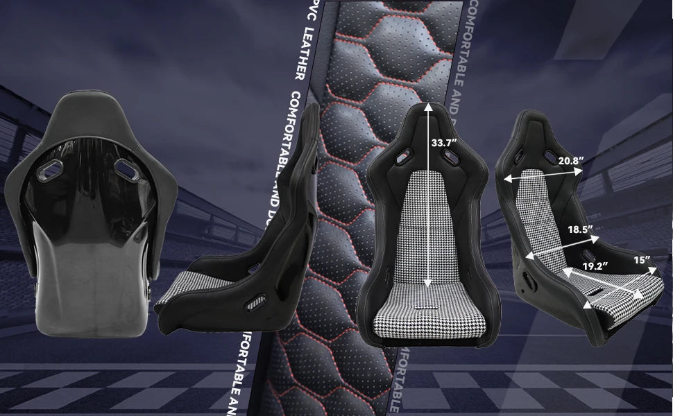 1 PC Large Size Universal Bucket Seat