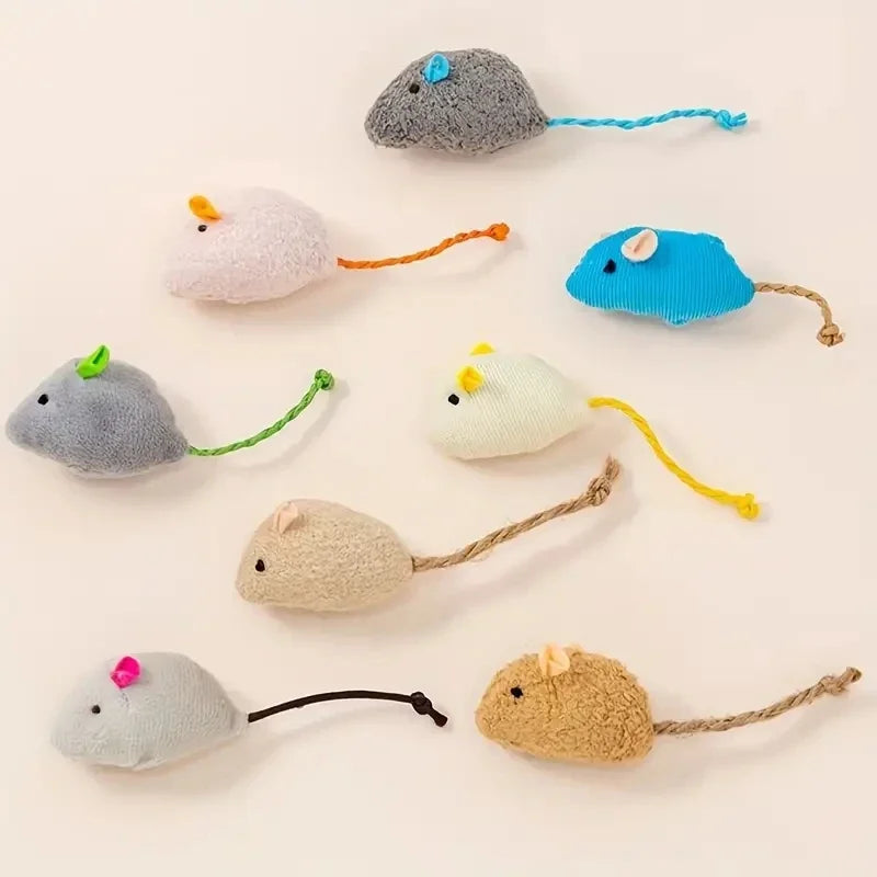3/7PCS Interactive Plush Cat Toys