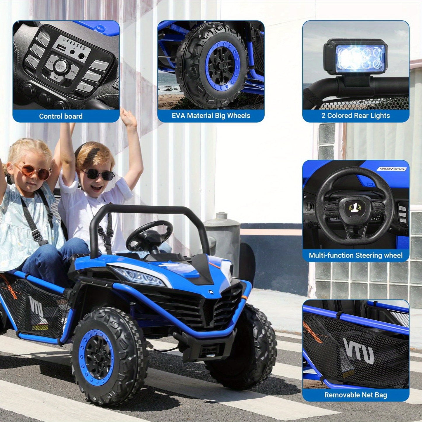24V 2-Seater Youngsters' Off-Road UTV