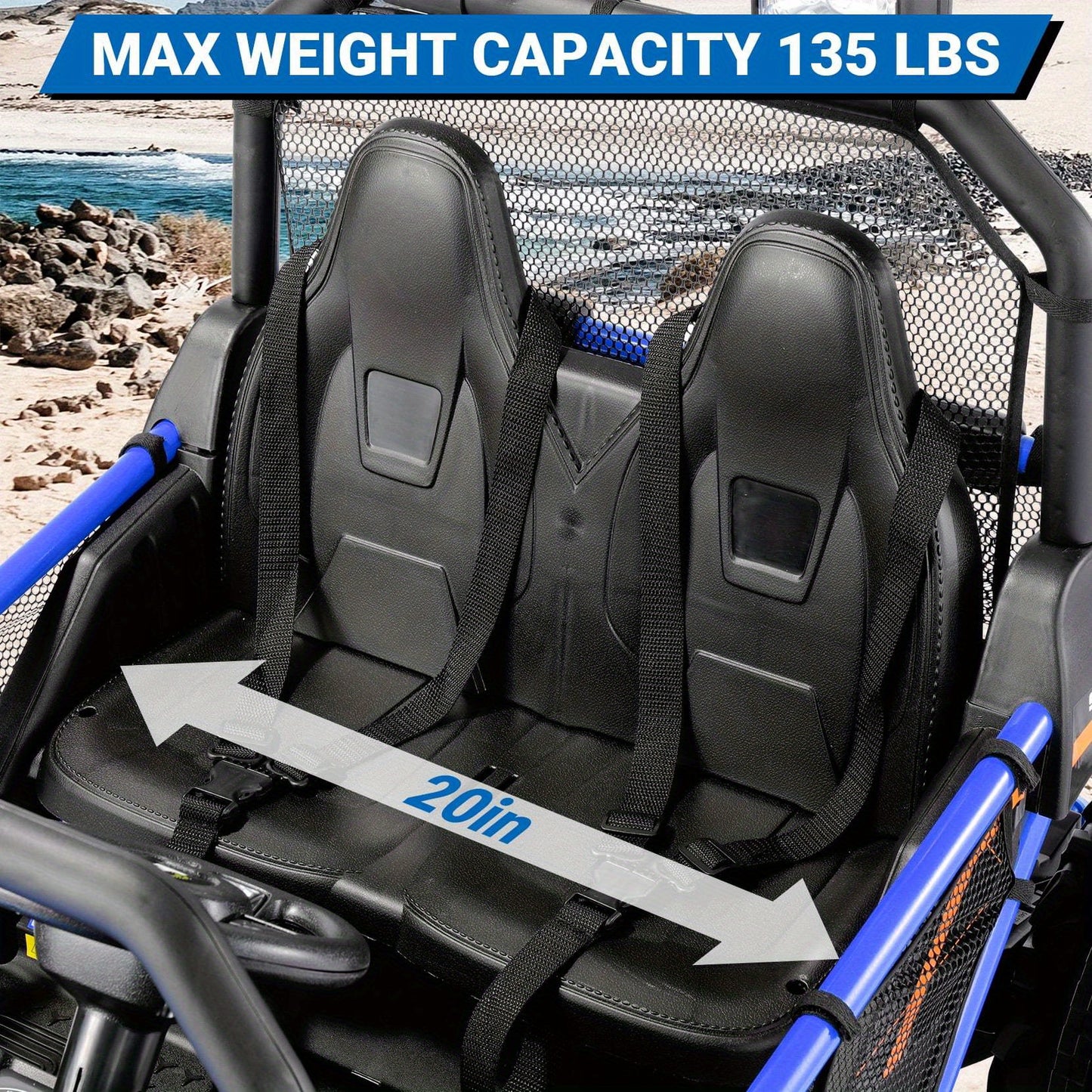 24V 2-Seater Youngsters' Off-Road UTV
