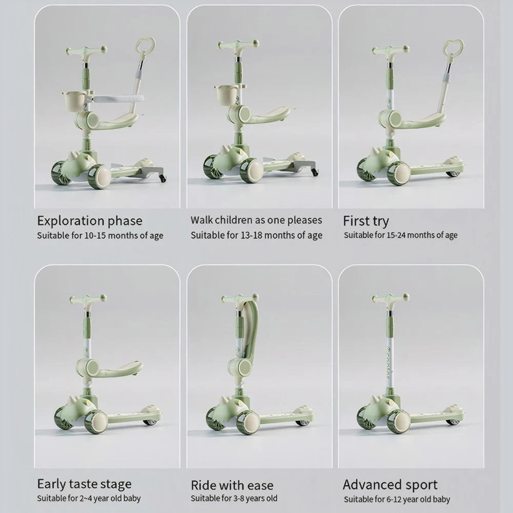 3-Wheeled Baby Scooter