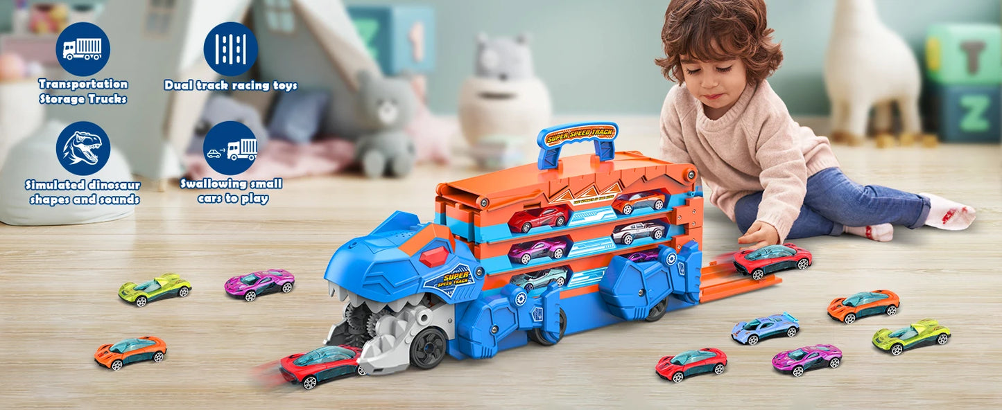 VATOS Dinosaur Transport Truck Car Toy