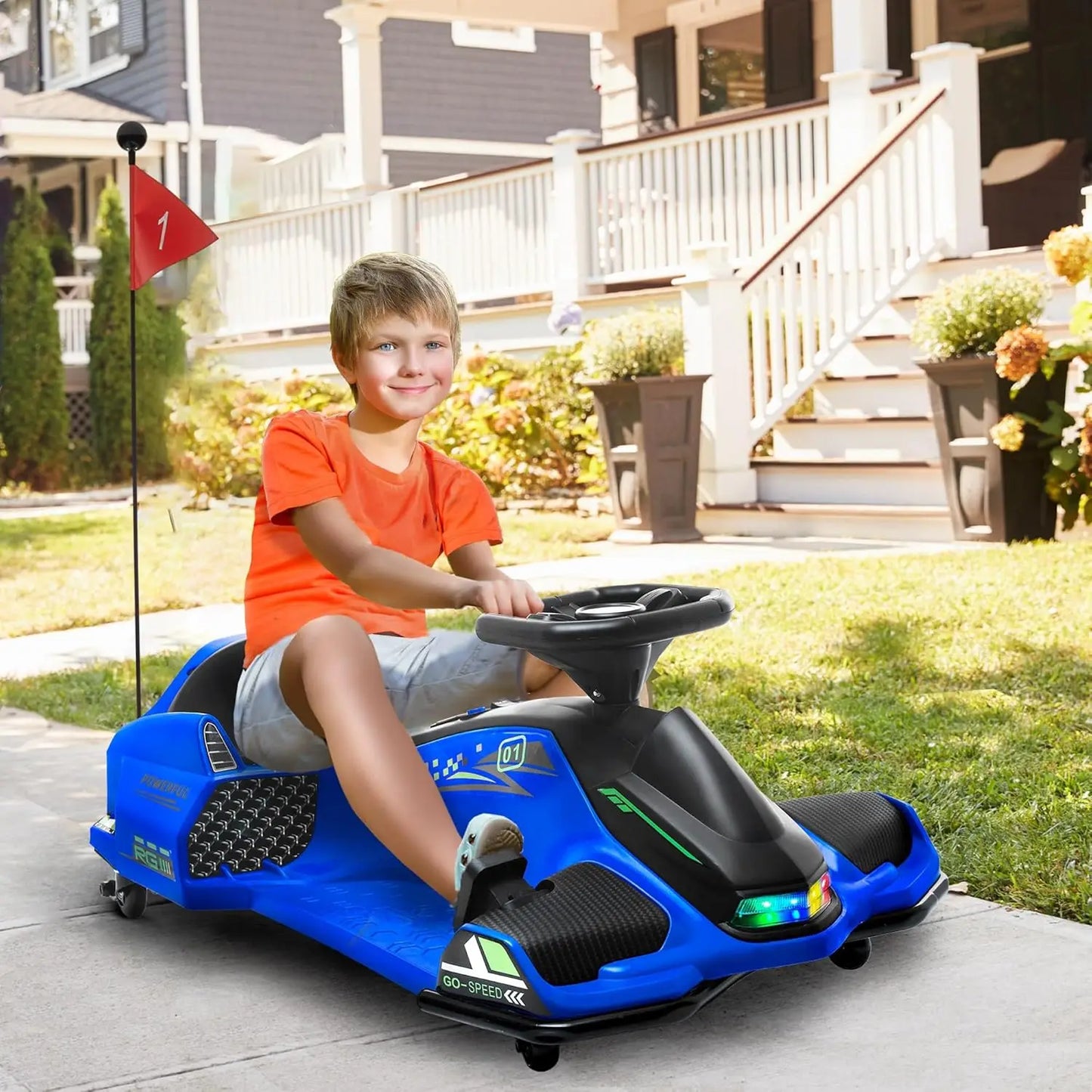 Electric Go Kart, 5 MPH Drifting Car