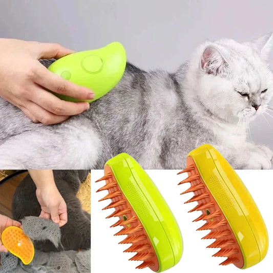 Cat Steam Brush Electric Pet Comb