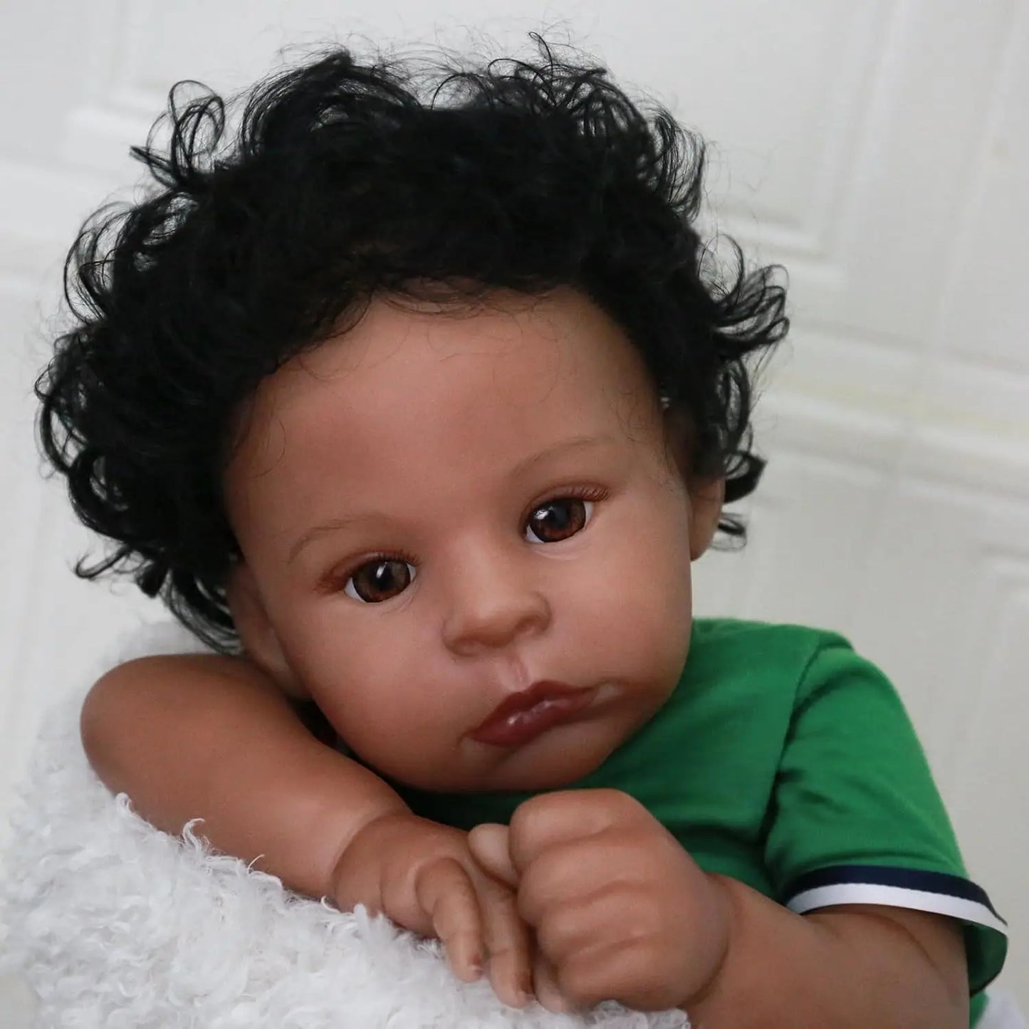 Realistic Reborn Baby Dolls Black Boy