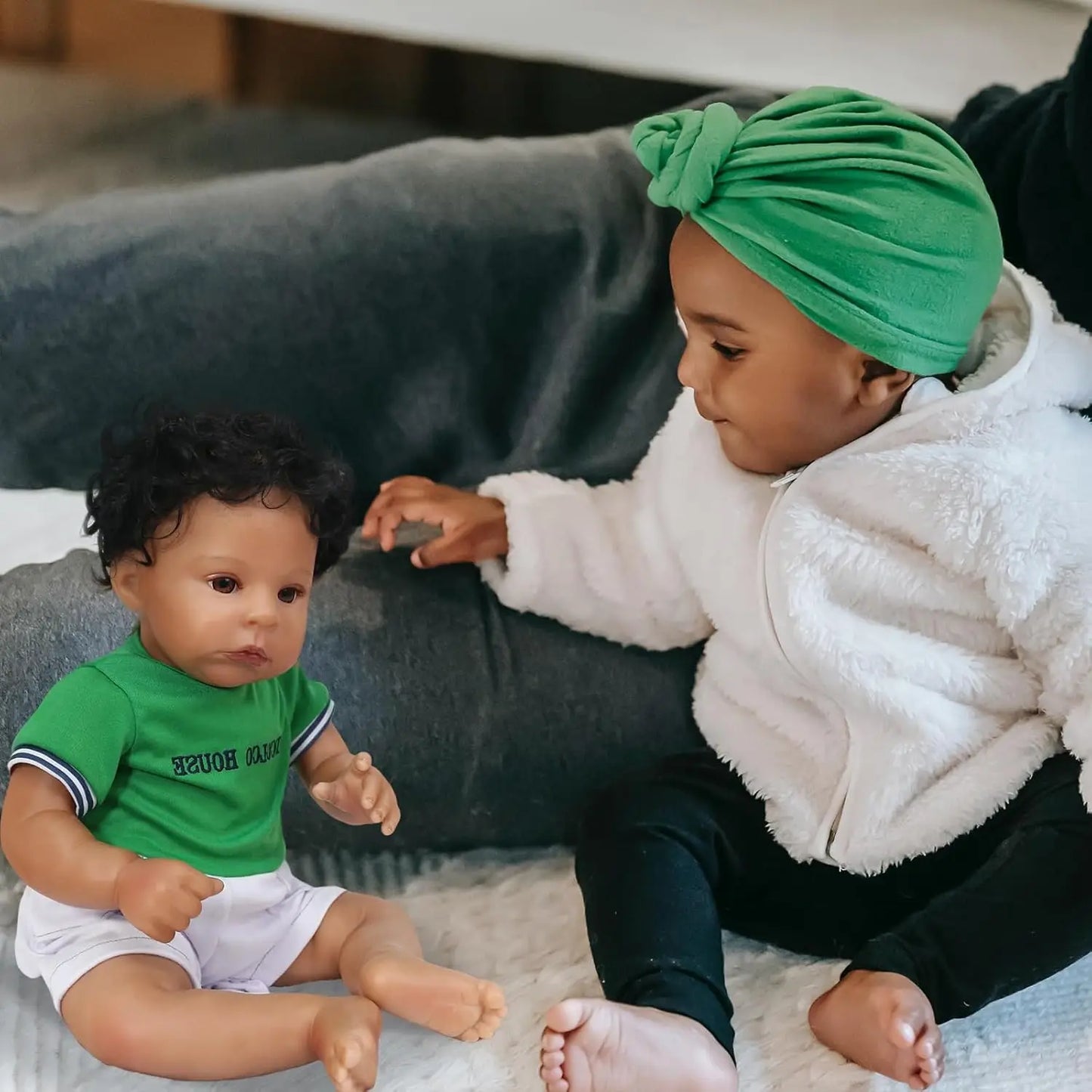 Realistic Reborn Baby Dolls Black Boy