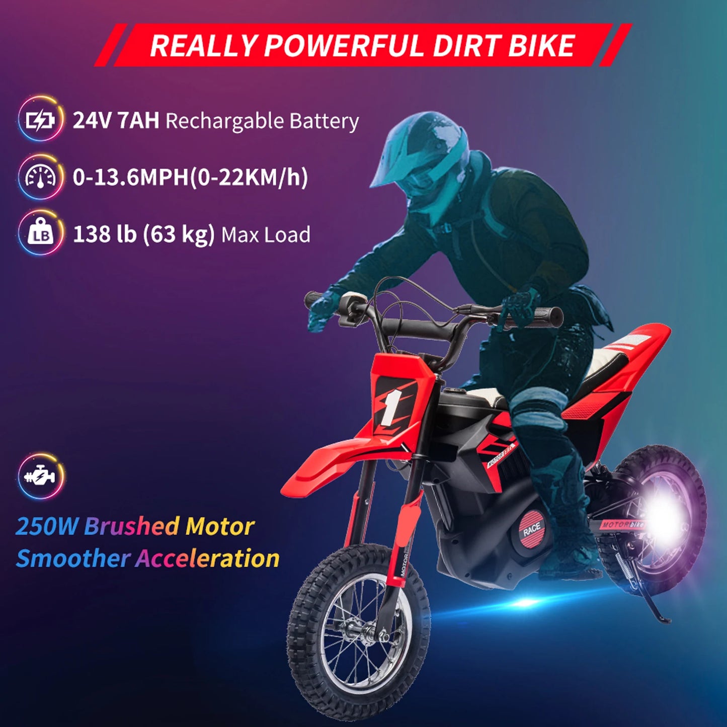 24V Kids Ride on Motorcycle