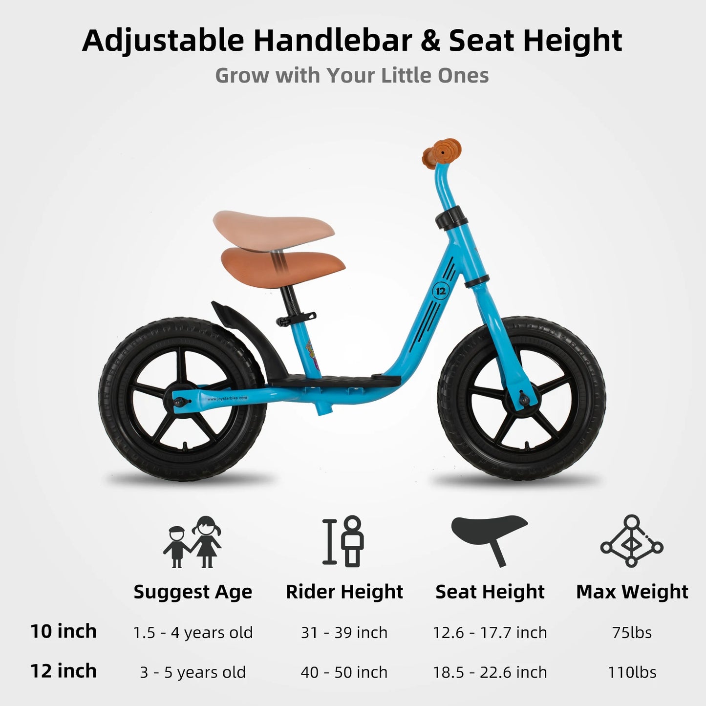 Toddler Balance Bike for Girls & Boys, Ages 18 Months to 5 Years