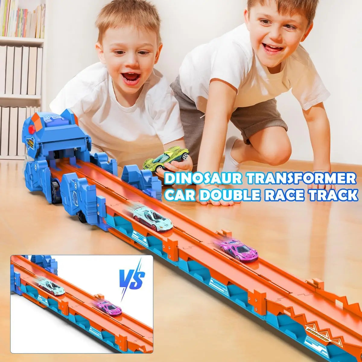 VATOS Dinosaur Transport Truck Car Toy