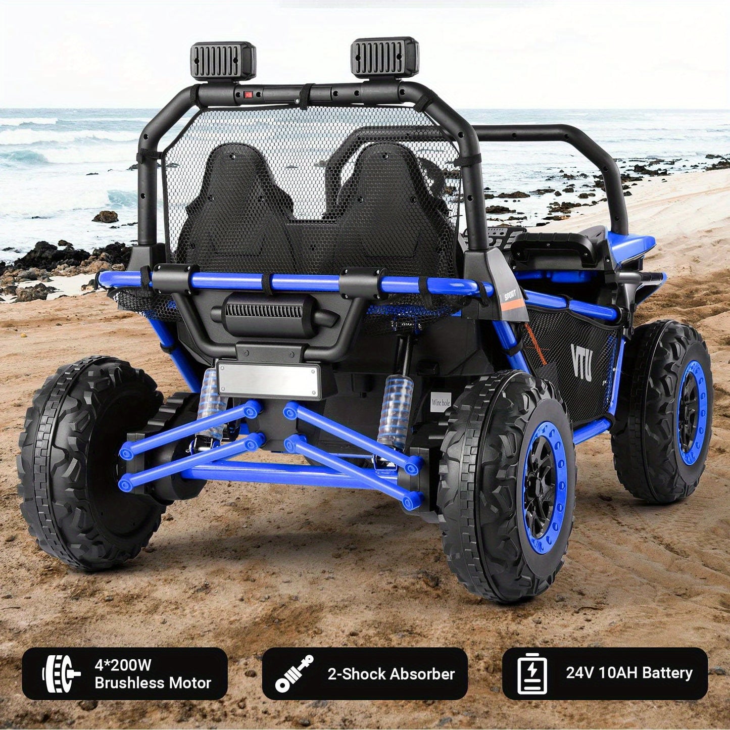 24V 2-Seater Youngsters' Off-Road UTV