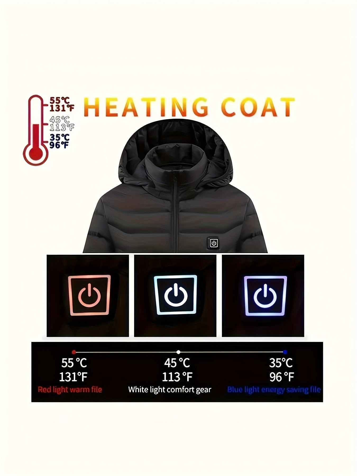 Women's Heated Jacket, Autumn & Winter